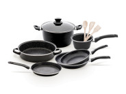 Set i enëve Stone Legend Black 10 pjesë