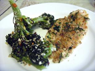Peshk me Brokoli dhe Spinaq