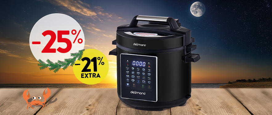Tenxhere Multicooker Pro e zezë