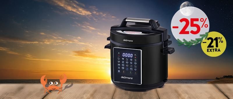 Tenxhere Multicooker Pro e zezë