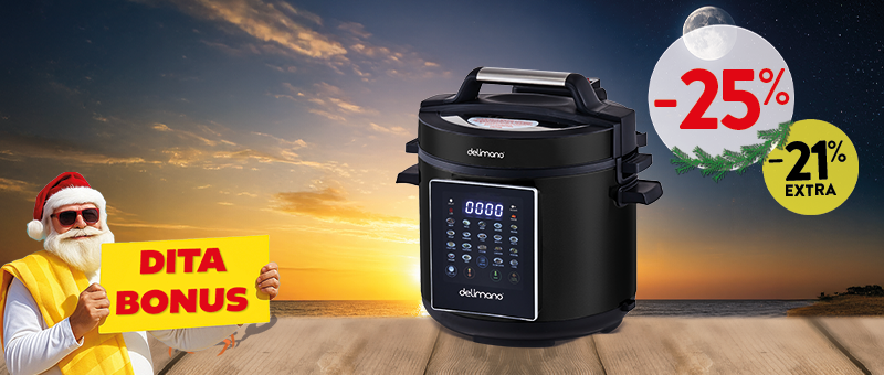 Tenxhere Multicooker Pro e zezë