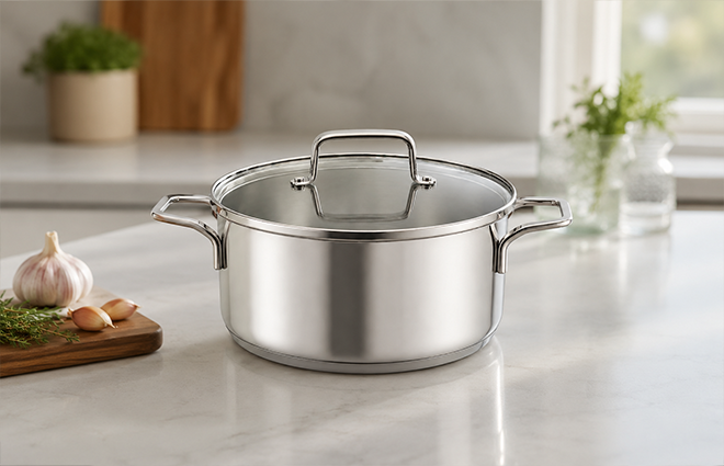Delimano Classic Stainless Steel Casserole with Lid Delimano Classic Stainless Steel Casserole with Lid