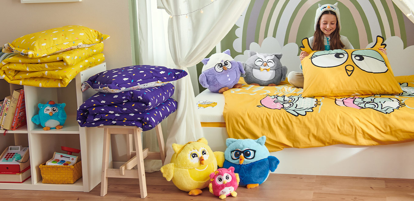 Dormeo Emotion Owl Hat&Scarf Set