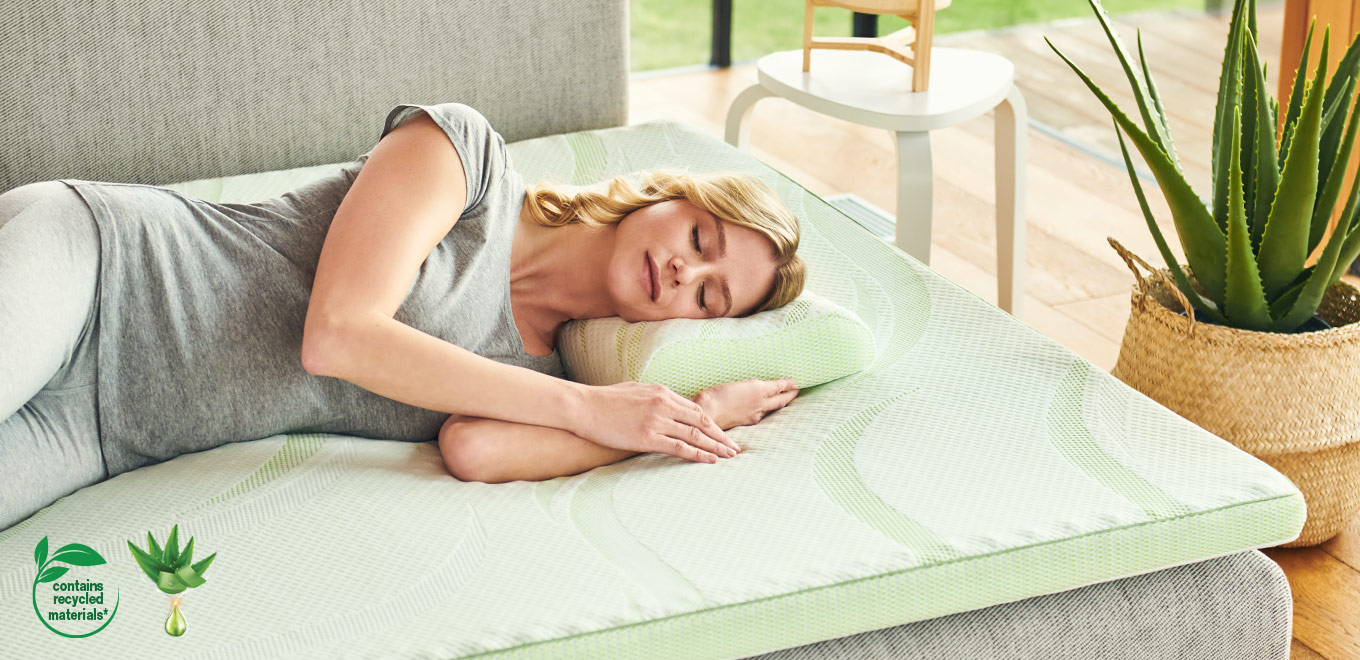 Dormeo Nature's Aloe Vera Topper 5cm with Anatomic Pillow