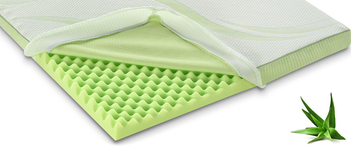 Dormeo Nature's Aloe Vera Topper 5cm with Anatomic Pillow