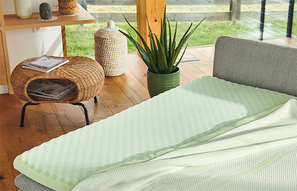 Dormeo Nature's Aloe Vera Topper 5cm with Anatomic Pillow